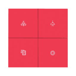 Smart Switch/ 4 gang aluminum switch (SW-A-4) 0