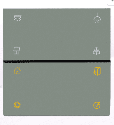 Scene SWITCH Customize wireless 8 scene switch (SSB8-C)