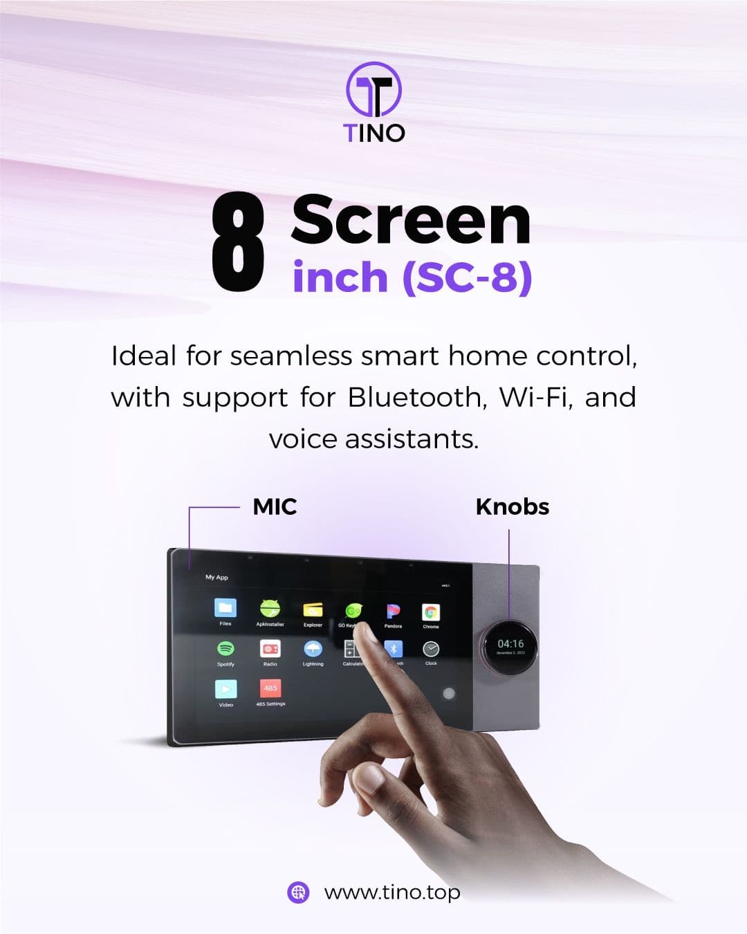 8 screen inch (sc -8 )