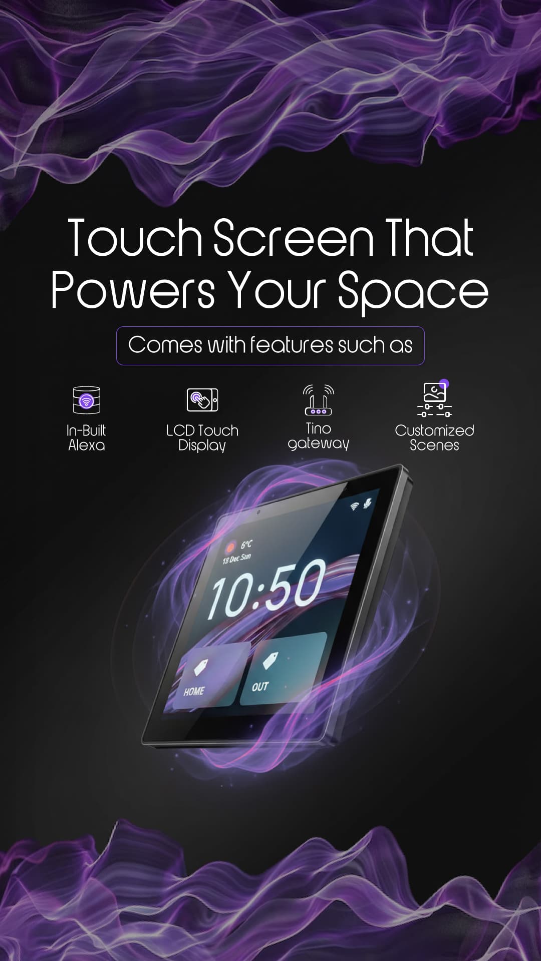 Touch Screen That Powers Your Space