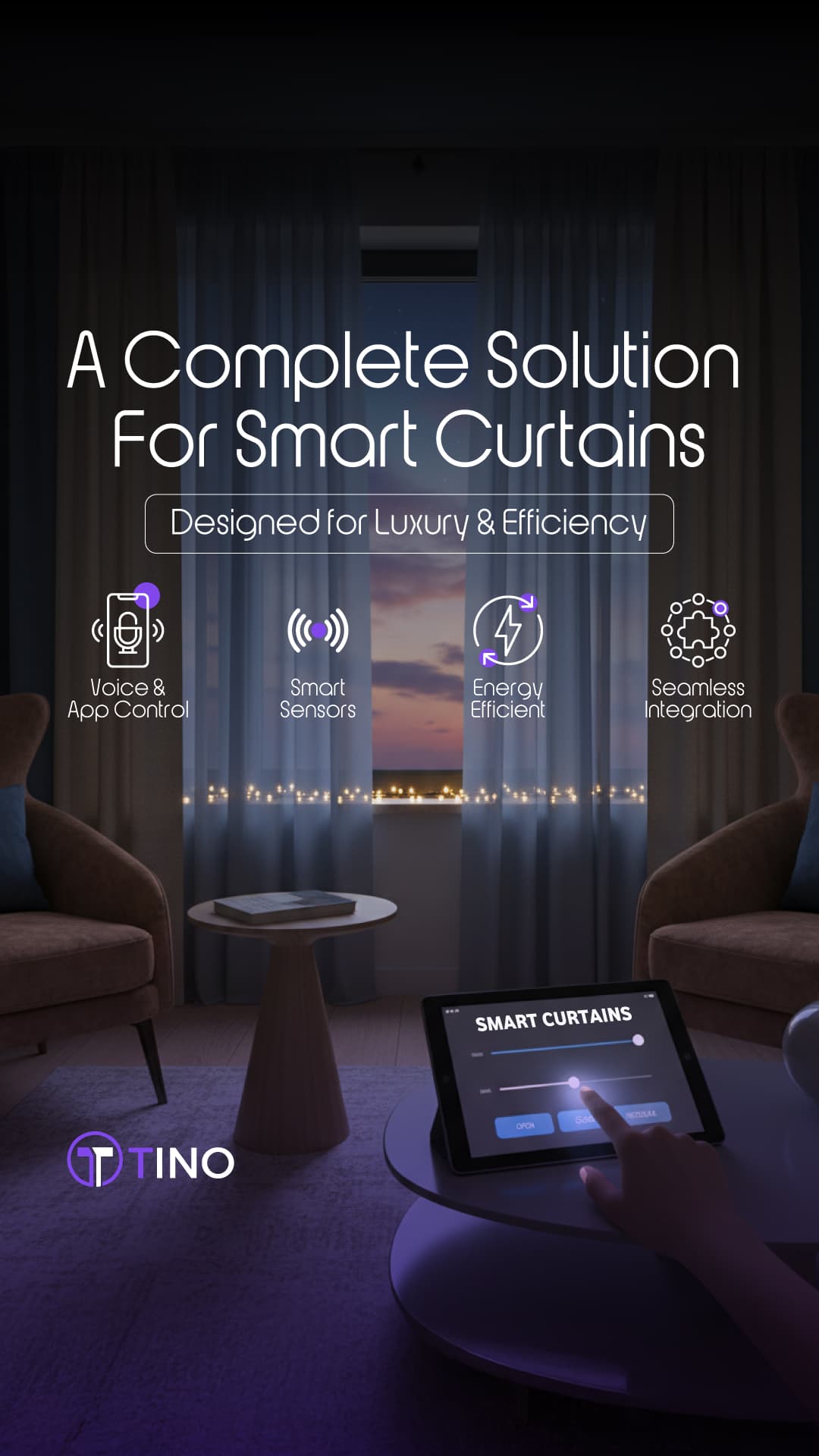 a complete solution for smart curtains